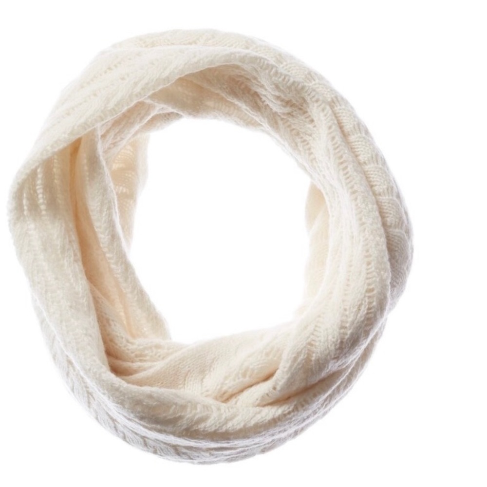 Forte cream cashmere scarf